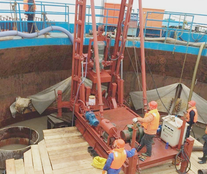 海上风力发电打桩机